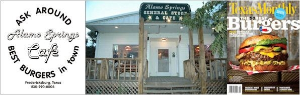 http://www.yelp.com/biz/alamo-springs-cafe-fredericksburg